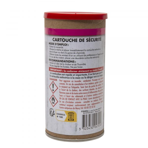 Cartouche extincteur d'incendie pour feu de cheminé – Image 2