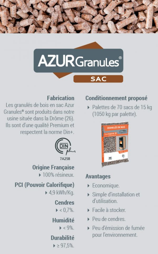 Granulés en sac 15Kg Azur Pellets – Image 3